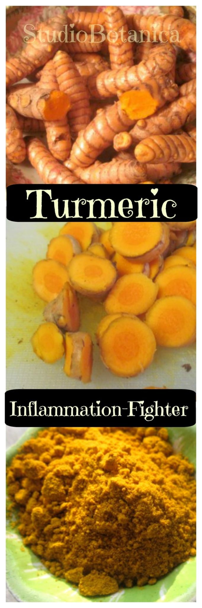 Time to decrease inflammation with Turmeric! Studio Botanica