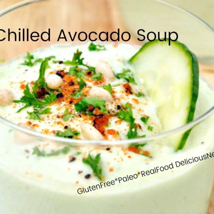 chilled avocado soup