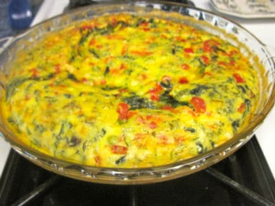 Dandelion Quiche part of fave Dandelion recipes