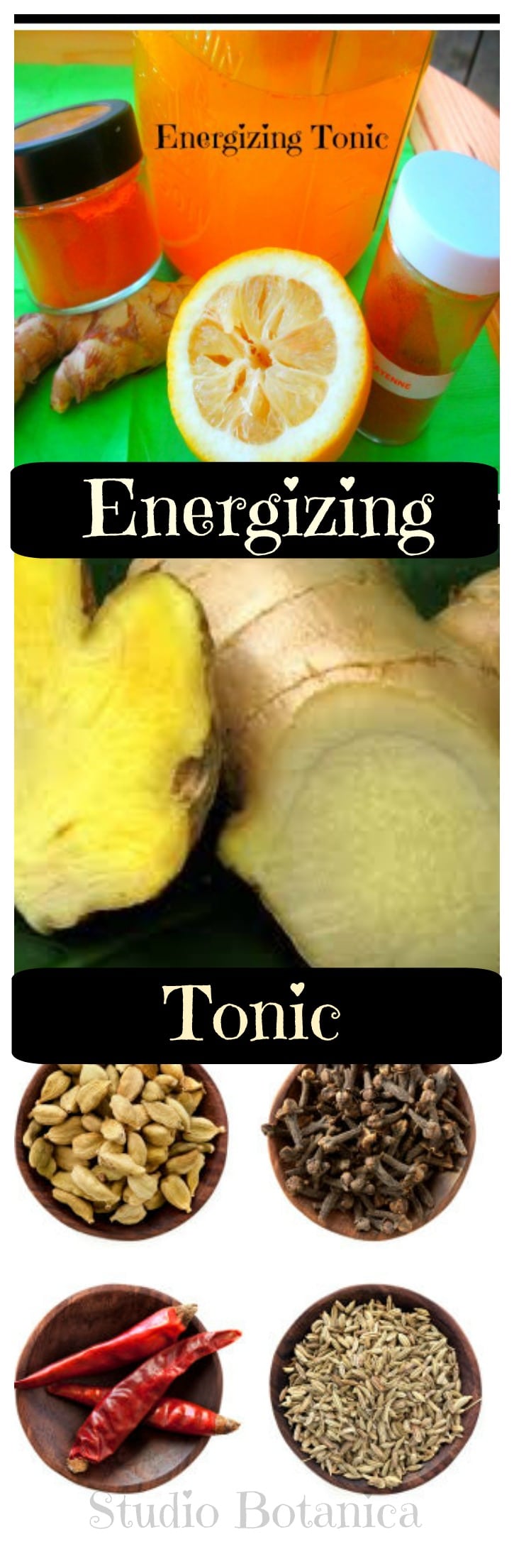 EASY Energizing Tonic we can ALL benefit from this! Studio Botanica