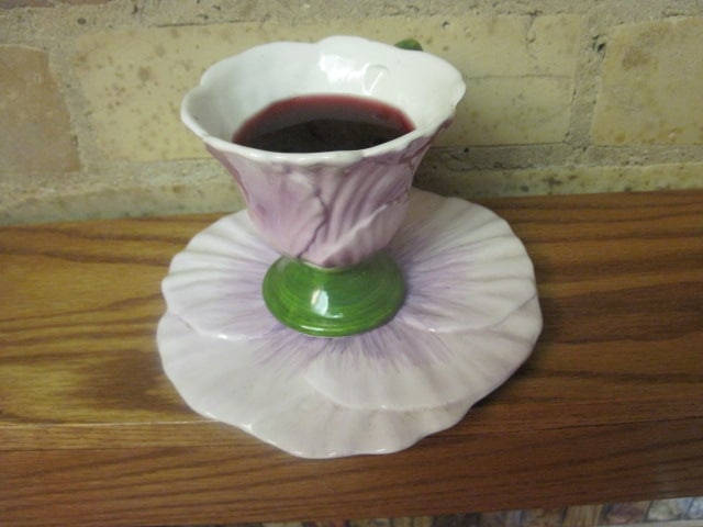 Herbal Tea in Petal Cup