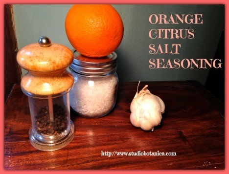 Orange Citrus salt seasoning great herb-infused gifts