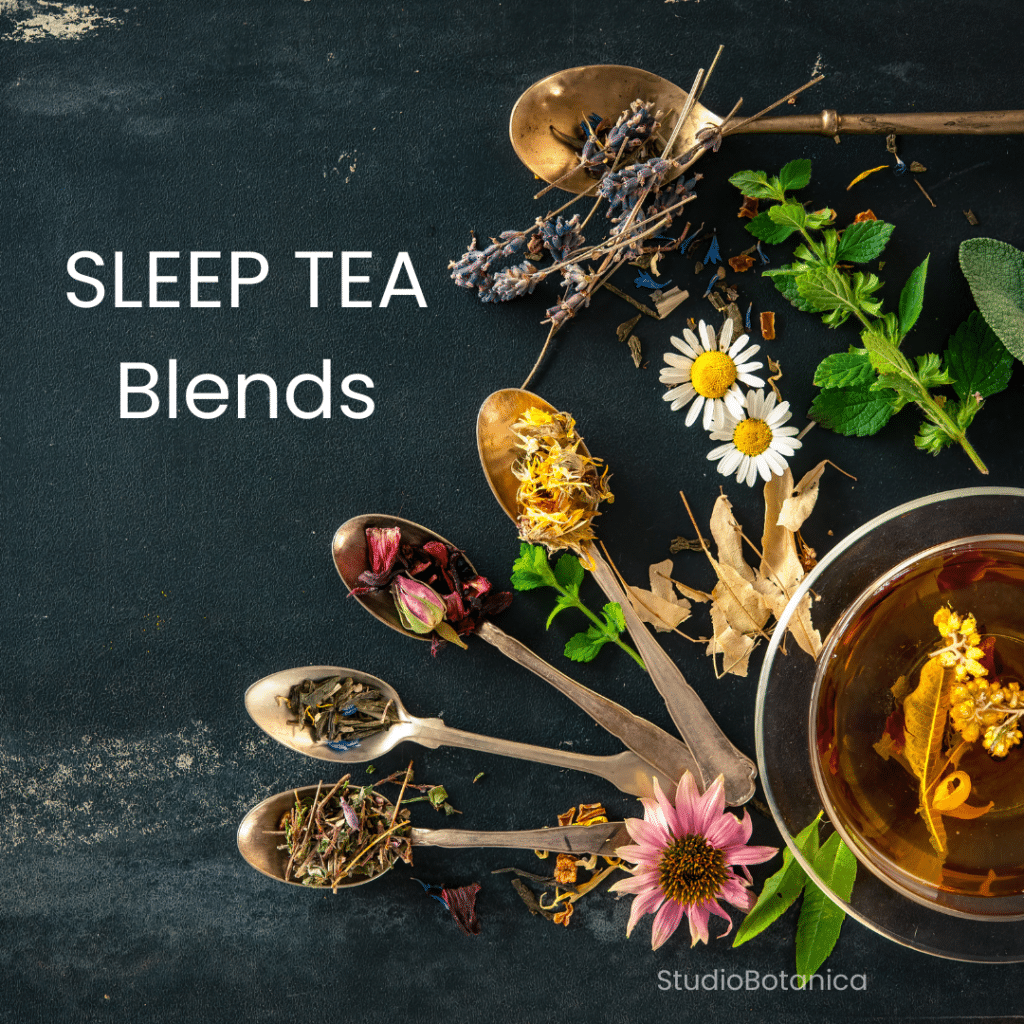 Sleep Tea blends + tinctures too