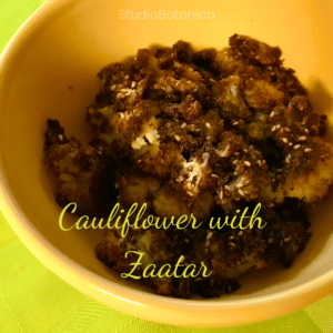 Cauliflower with Zaatar