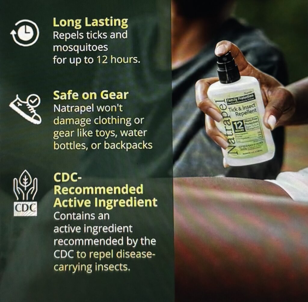 Natural Tick Repellents can work well and this is another step
